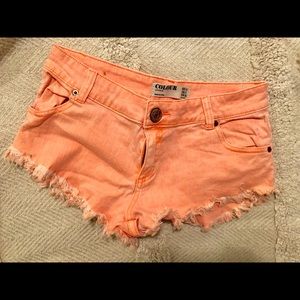 Cotton On Neon Orange Shorts